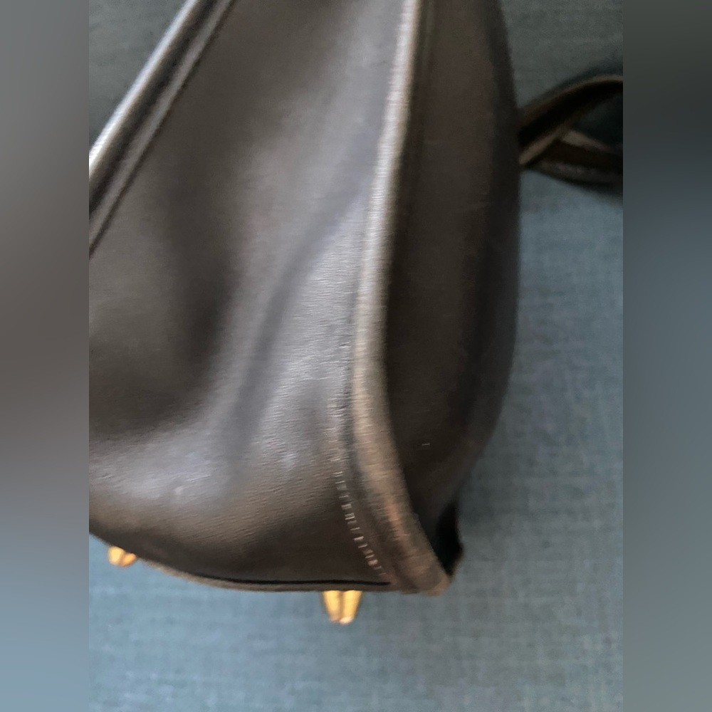 Coach Vintage, Rare Black Legacy Zip Leather Shoulder/ Crossbody Purse Bag 9966 - Picture 7 of 16